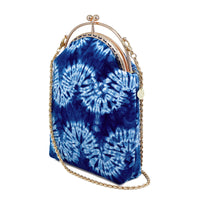 Phone Wallet - Shibori Wavy