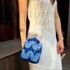 Phone Wallet - Shibori Wavy