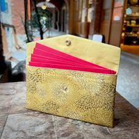 Red Packet Organizer - Golden Floral Array