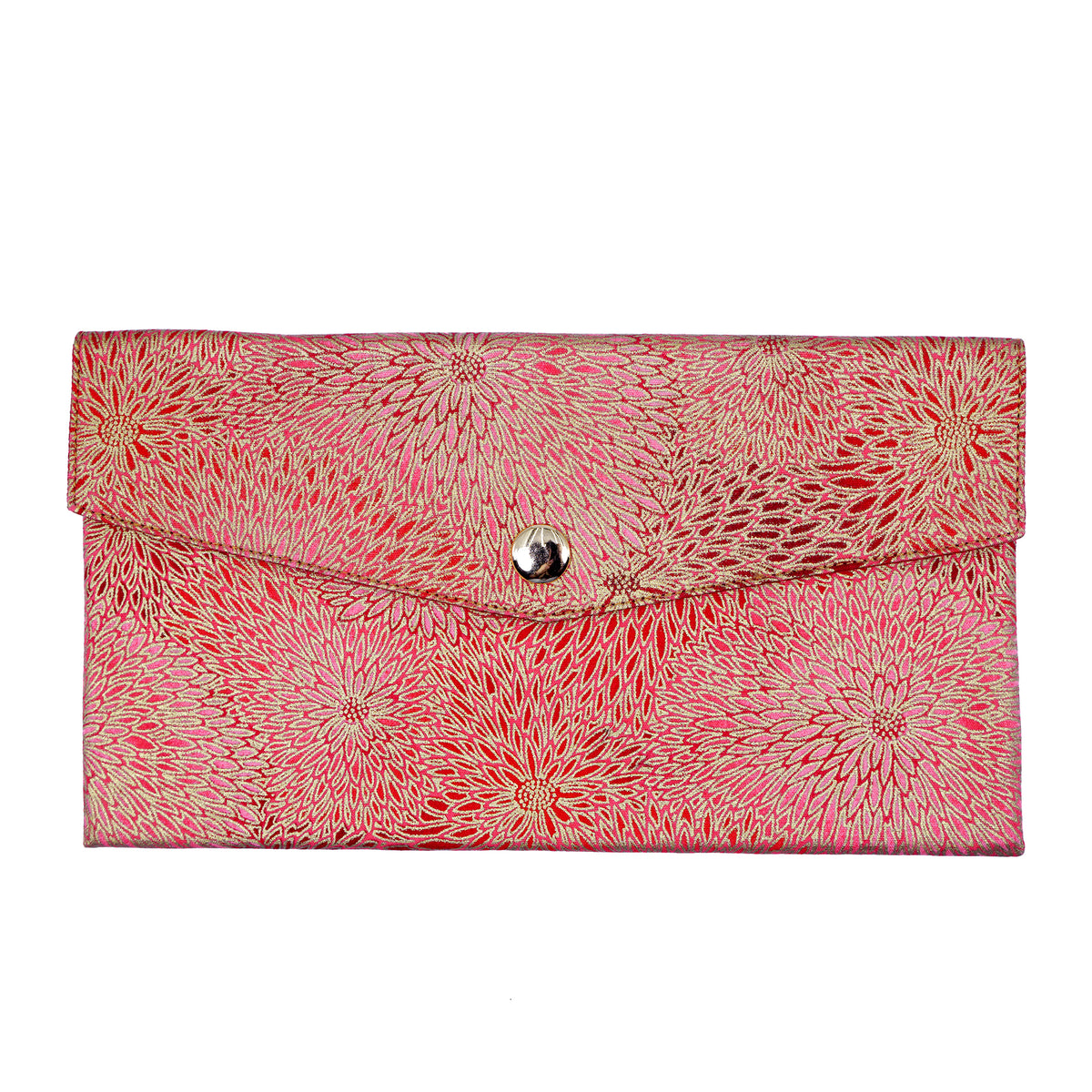 Red Packet Organizer - Golden Floral Array