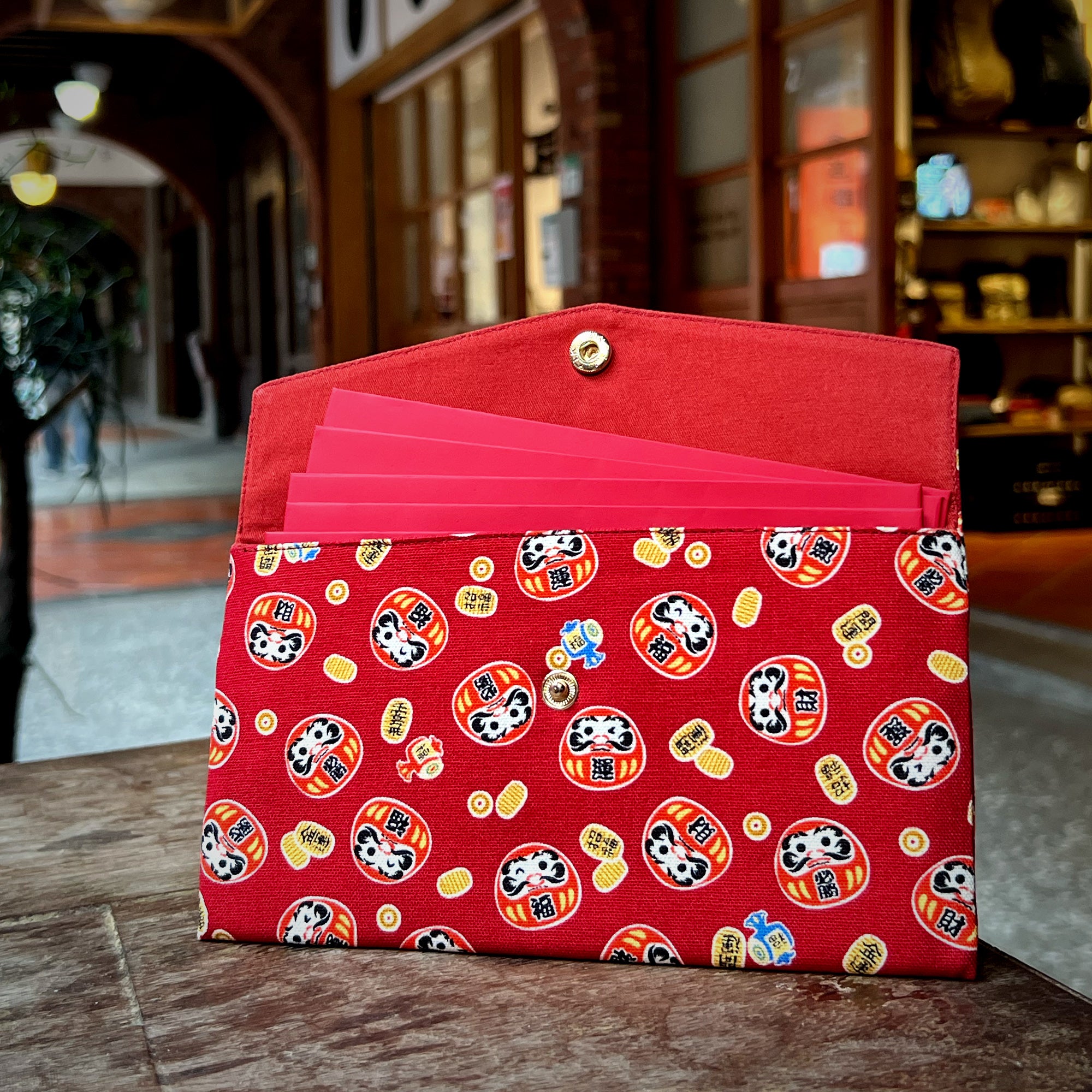 Red Packet Organizer - Daruma Gathering