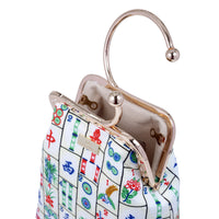Ring Handle Chain Bag -  Mahjong