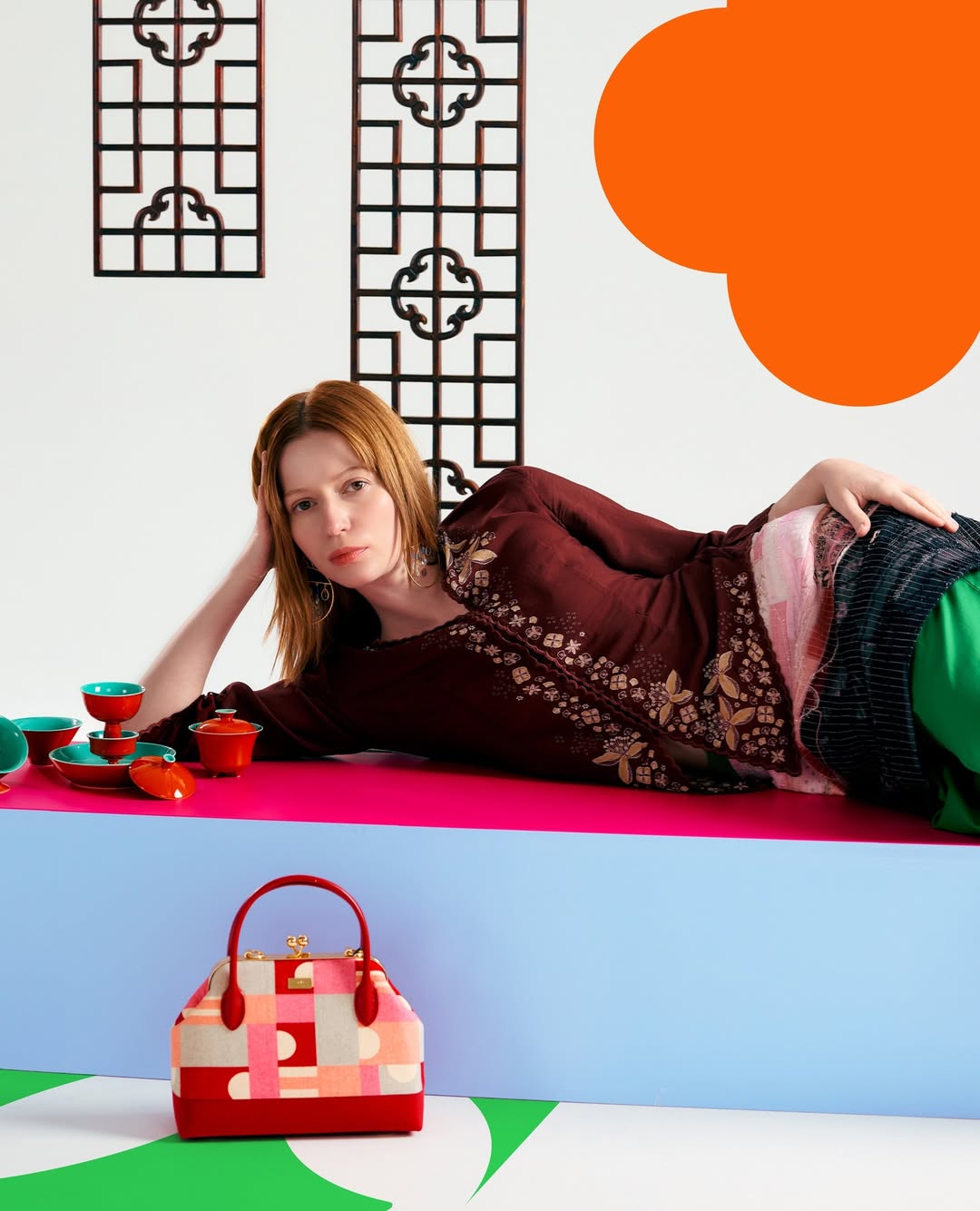 Leather Top-Handle Bag - Compose