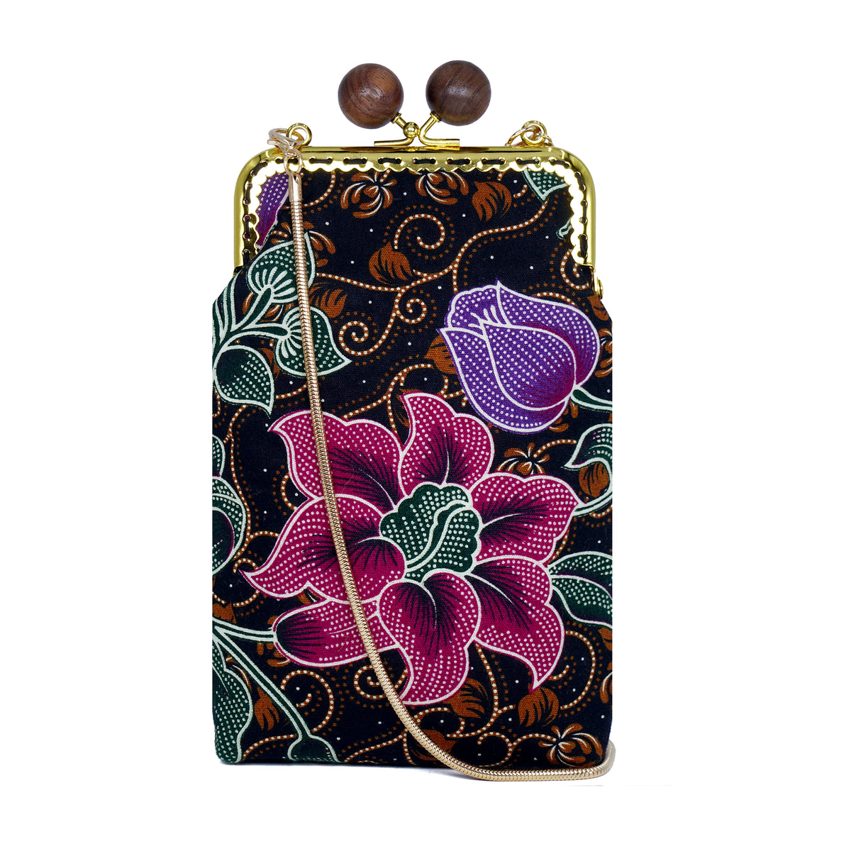 30% OFF - Cell Phone Purse - Batik (Different Flower Color)