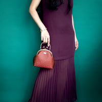 Birds Clasp Frame Bag - Red Makeup