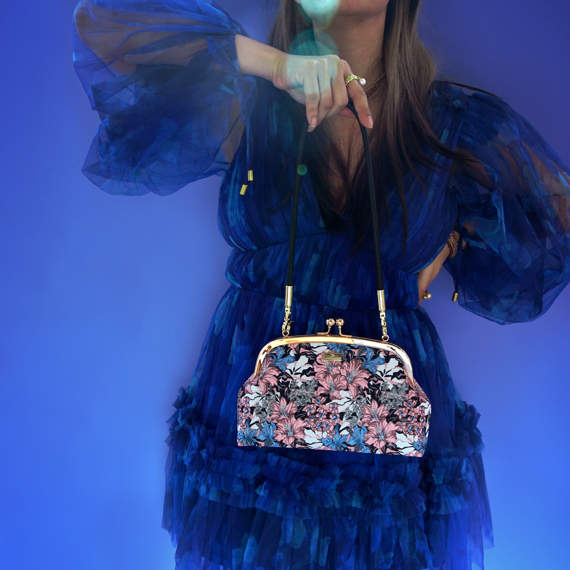 Arc Shape Frame Bag - Rika