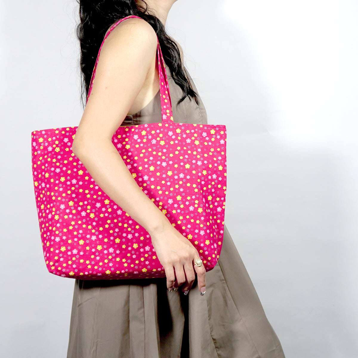 Shopper Tote Bag - Pretty Pastel