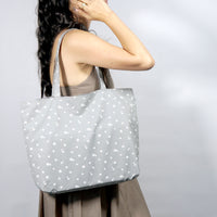 Shopper Tote Bag - Snow Off