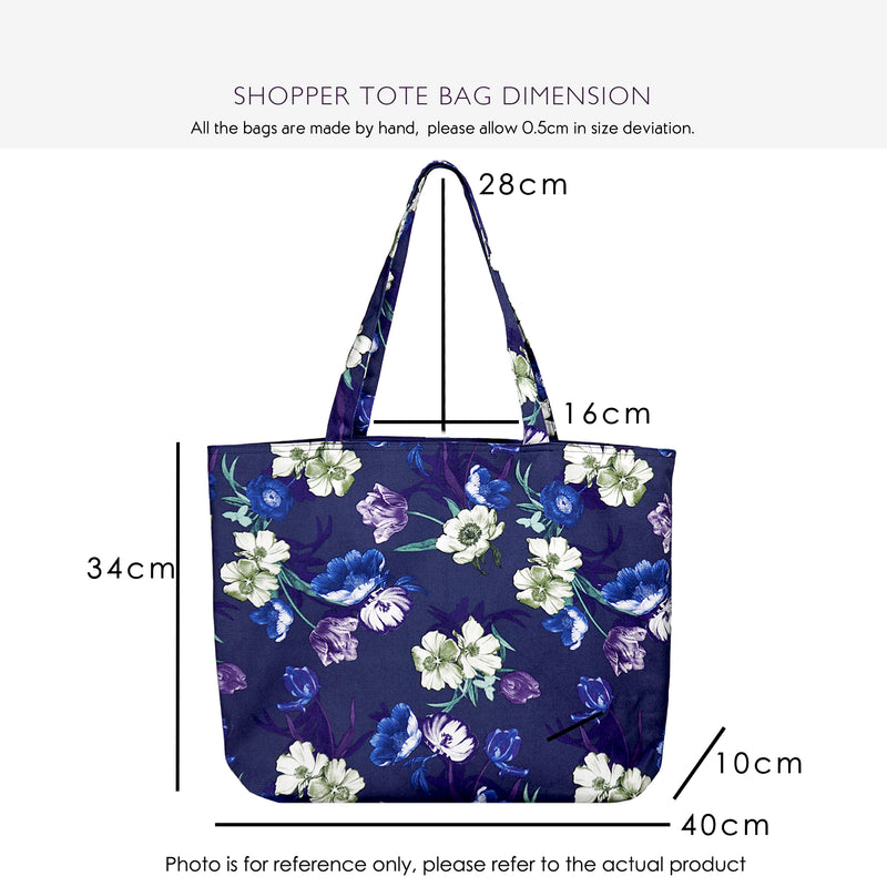 Shopper Tote Bag - Moonlit Dusk