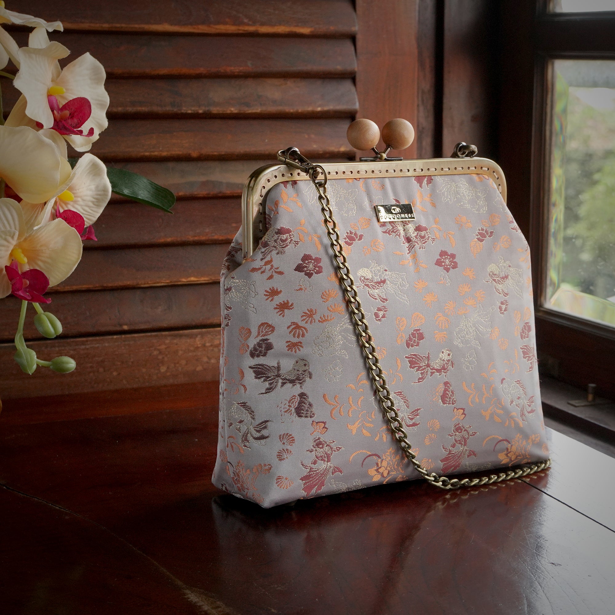 Clasp Sling With Wooden Ball - Pastel Aviary