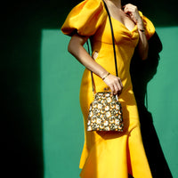 50% OFF - Trapezoid Crossbody Bag - Golden Time