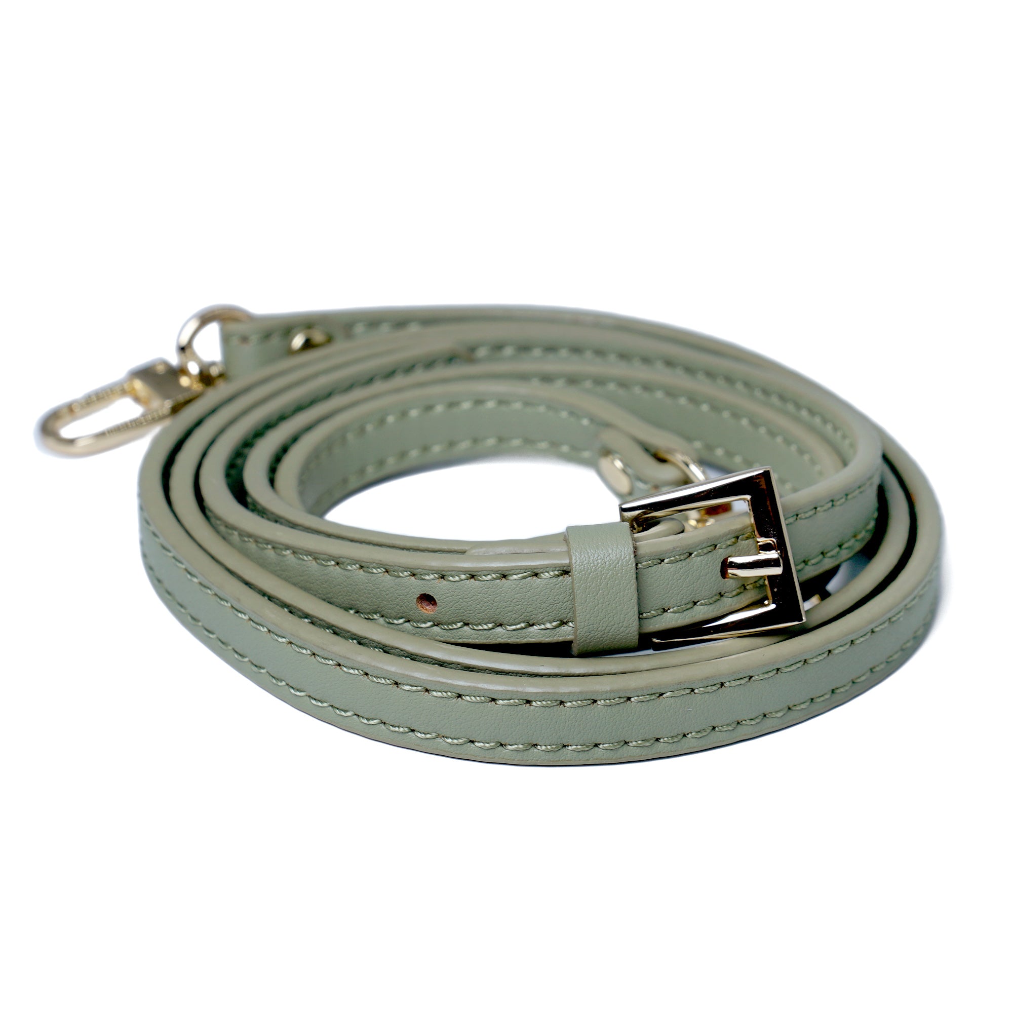 Leather Strap For Crossbody 120cm - Gold Hardware