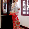 Batik Sarong Wrapped Skirt - Melati Salju(RD)