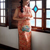 Round Crossbody Bag With Wooden Frame - Orchid Garden