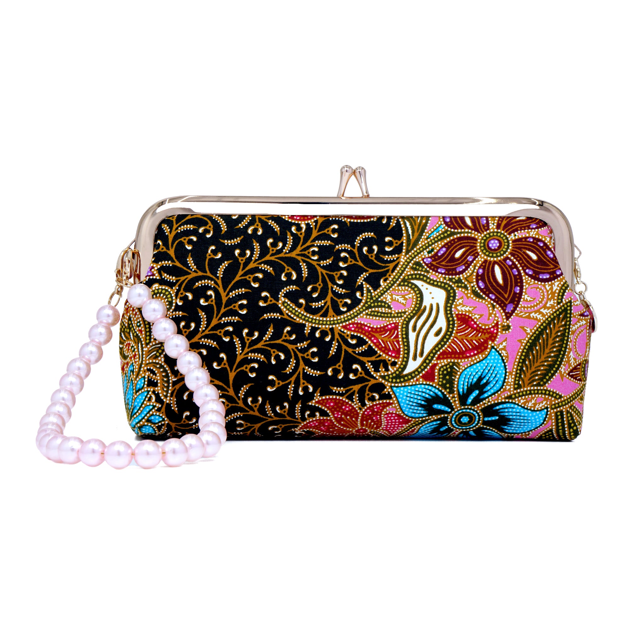 Wristlet Pouch - Pink Trumpet