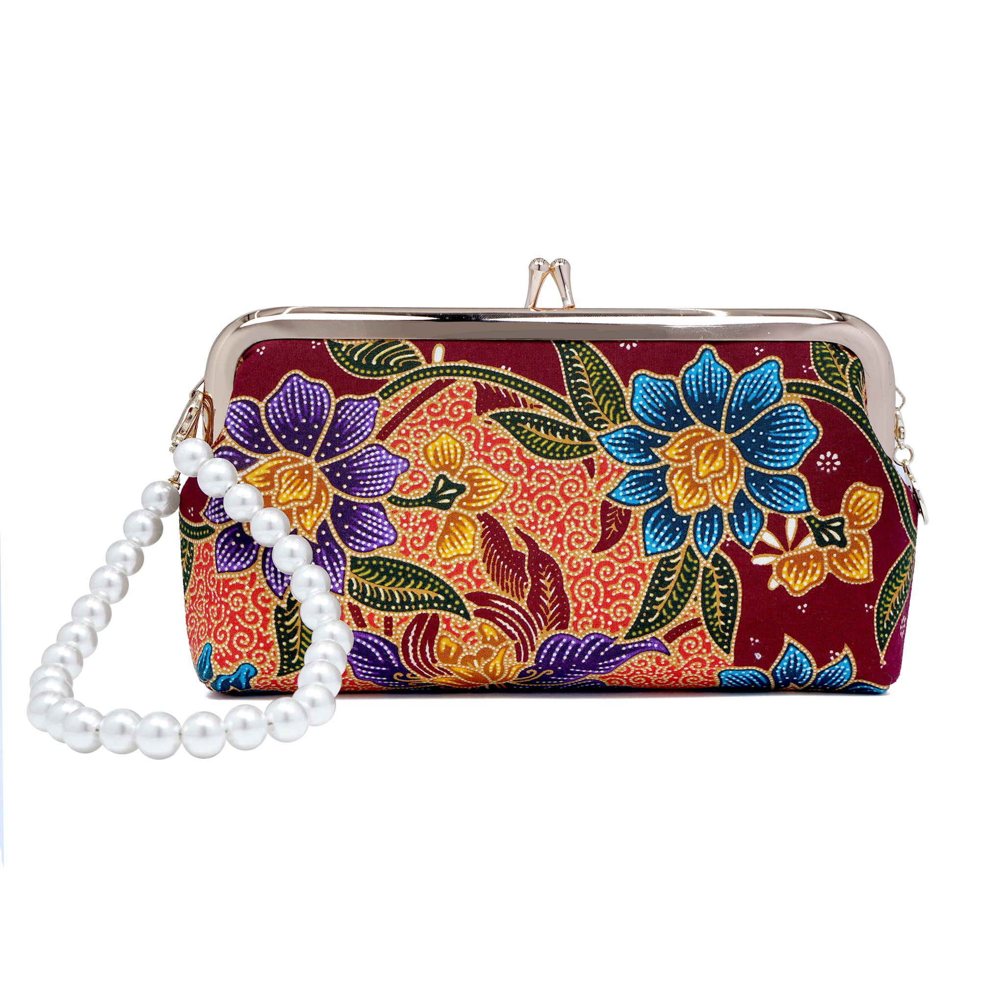 Wristlet Pouch - Tropical Midnight