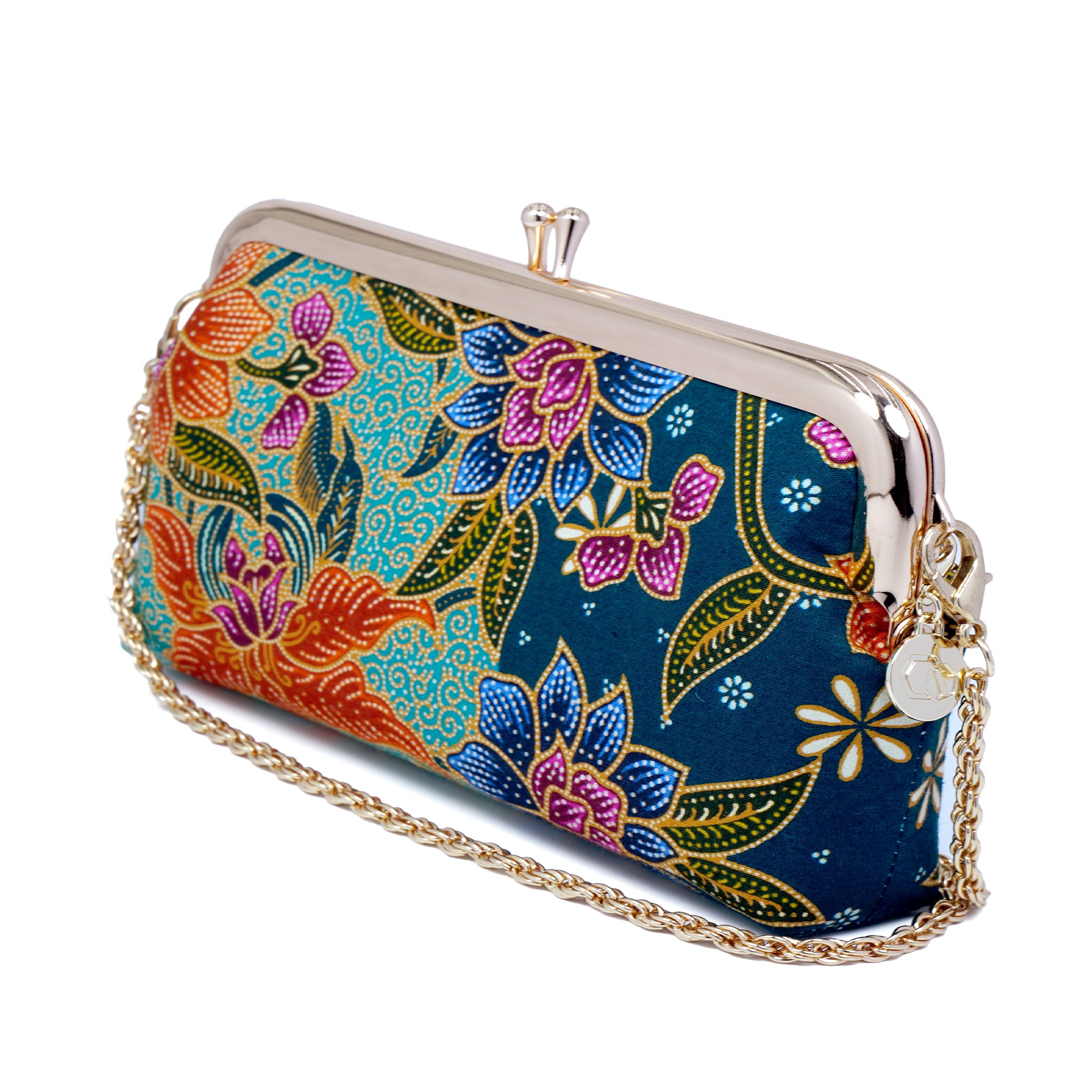 Wristlet Pouch - Tropical Midnight