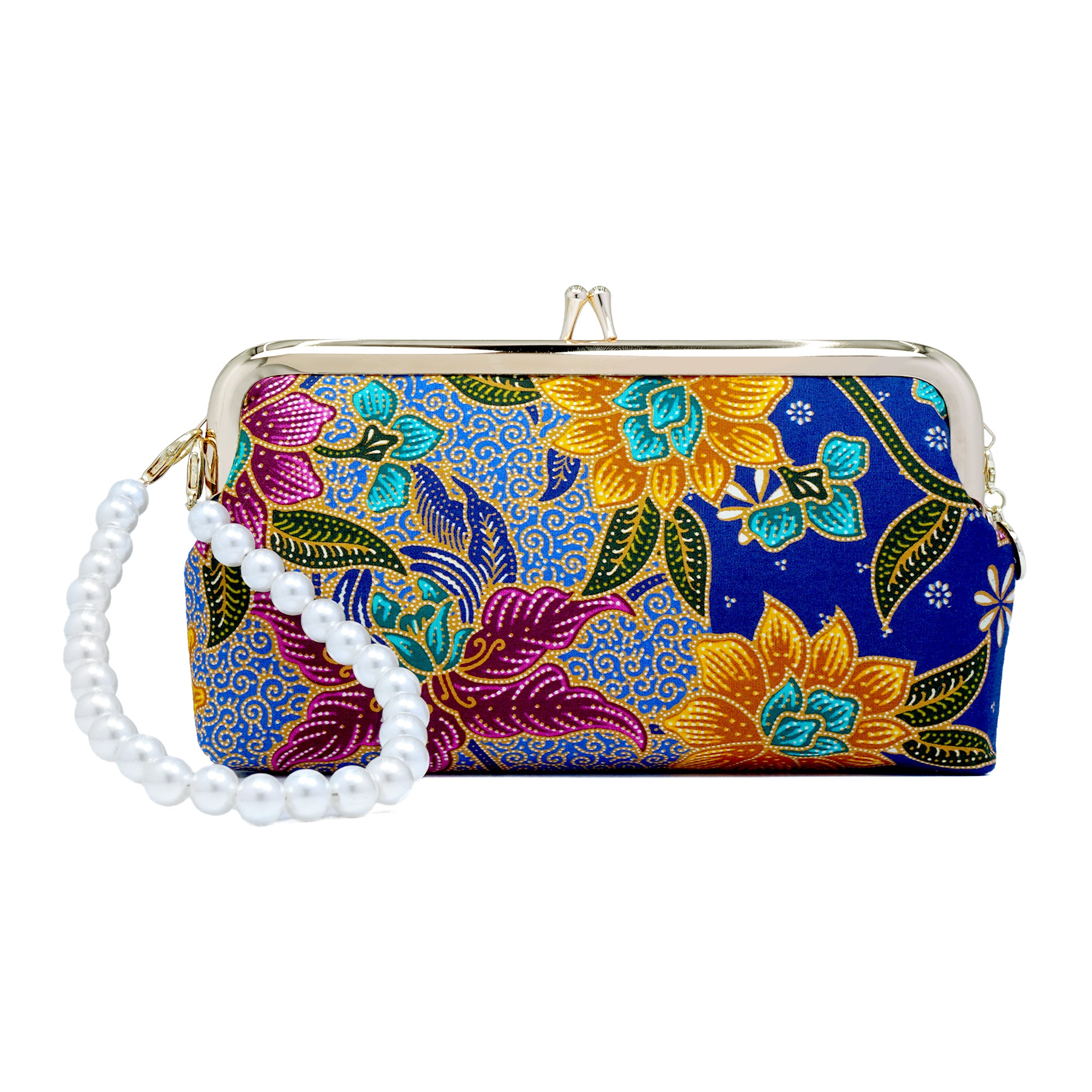 Wristlet Pouch - Tropical Midnight