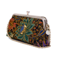 Wristlet Pouch - Moonlit Garden