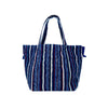 50% OFF - Drawstring Top Handle Handbag  - Japanese Style Lines