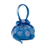 50% OFF - Drawstring Top Handle Handbag  - Circlemesh Collection (Teal)