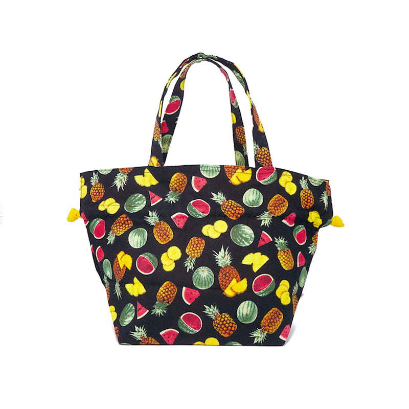 50% OFF - Drawstring Top Handle Handbag  - Fruit Punch