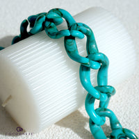 Acrylic Bag Chain Strap - Blue Bird