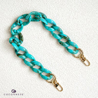 Acrylic Bag Chain Strap - Blue Bird