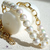 Imitation Pearl Bead Bag Chain Strap - French 75