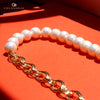 Imitation Pearl Bead Bag Chain Strap - French 75