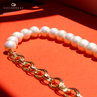 Imitation Pearl Bead Bag Chain Strap - French 75