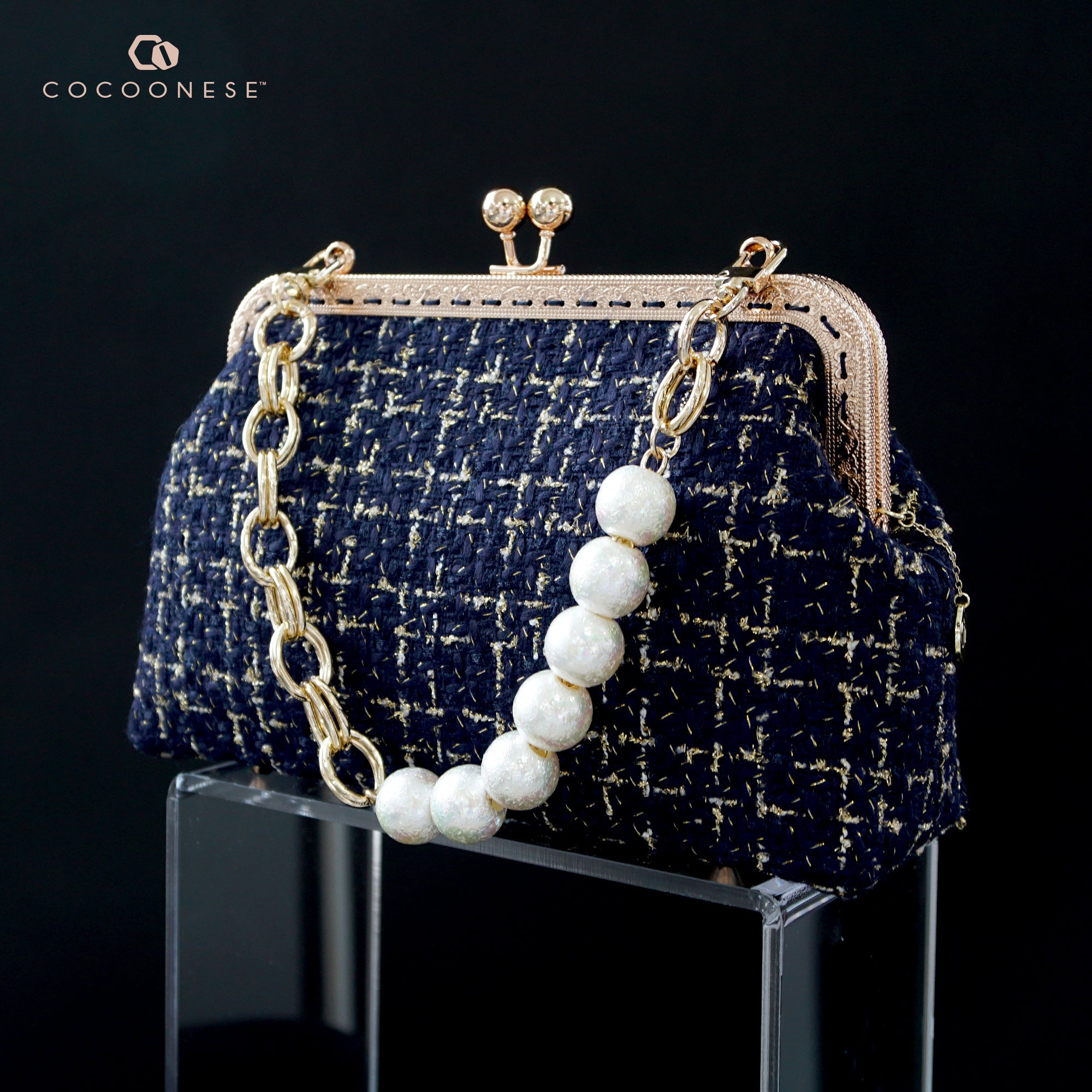 Imitation Pearl Chain Strap For Bags Handbag Handles Diy - Temu Australia