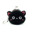 Animal Coin Purse with Key Chain - Kitty