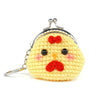 Animal Coin Purse with Key Chain - Chick