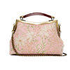 30% OFF Amber Resin Top Handle Bag - Chicory