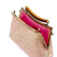 Amber Resin Top Handle Bag - Chicory