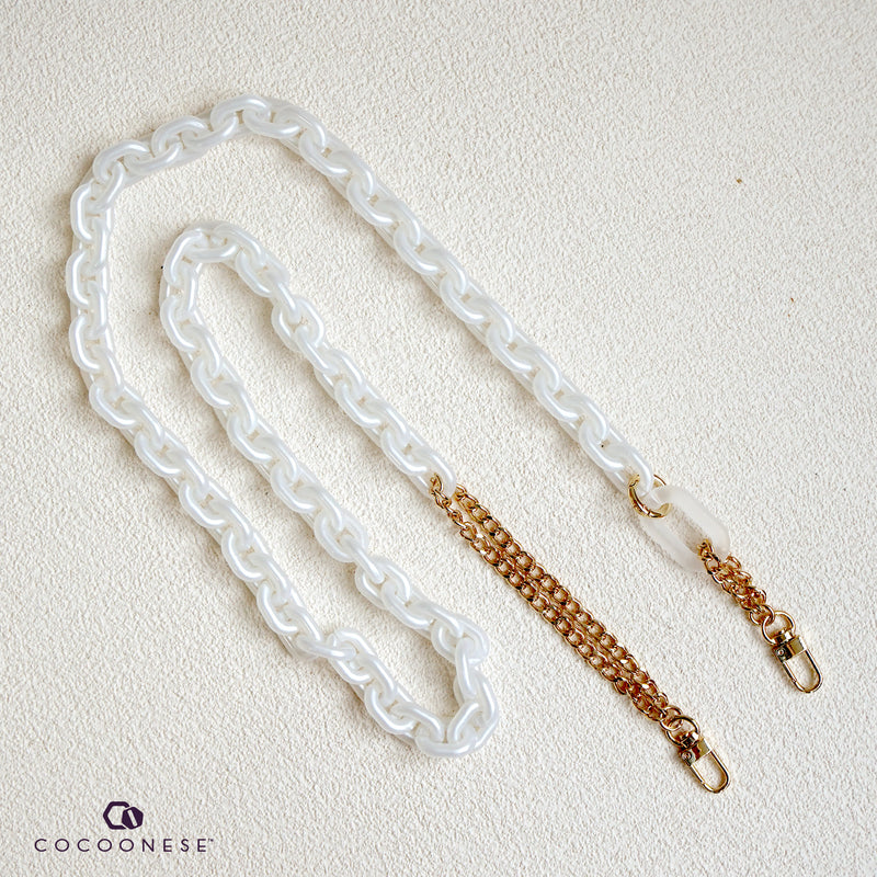 Acrylic Bag Chain Strap - Pina Colada