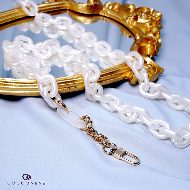 Acrylic Bag Chain Strap - Pina Colada