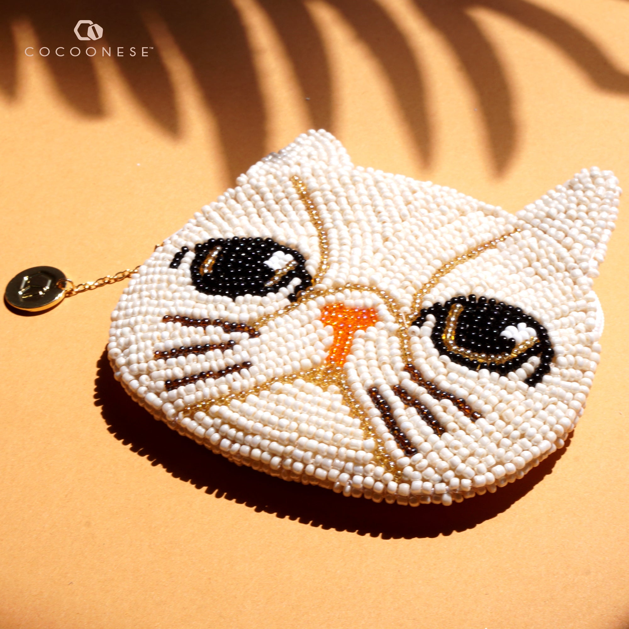 Beaded Coin Purse - Princess Cat