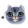 Beaded Coin Purse - Curious Cat