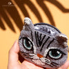 Beaded Coin Purse - Curious Cat