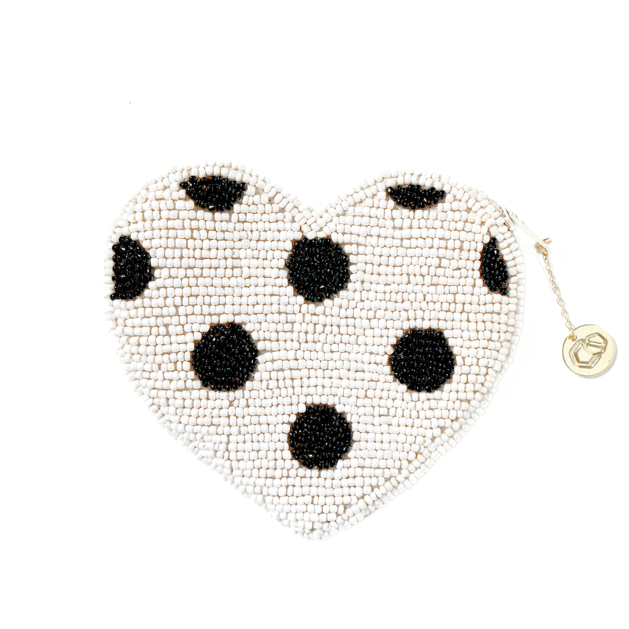 Beaded Coin Purse - Heart