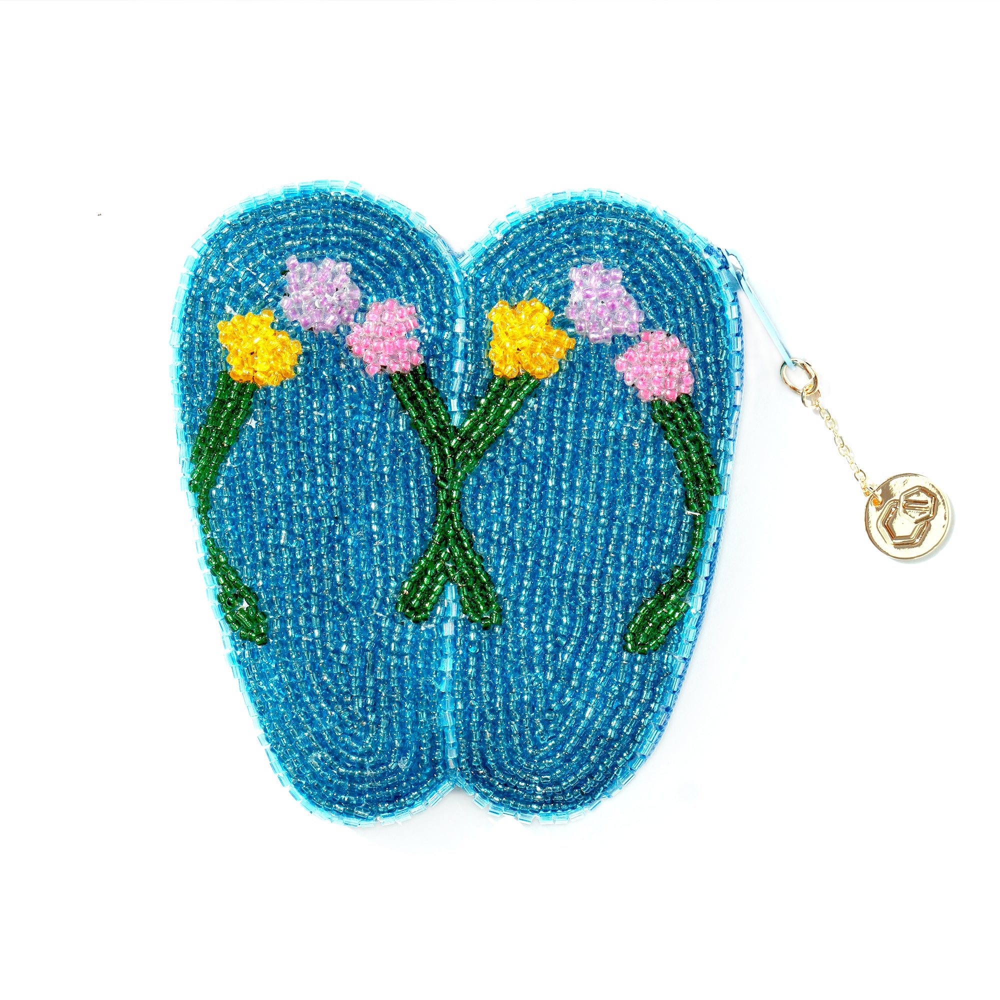 Beaded Coin Purse - Sandal