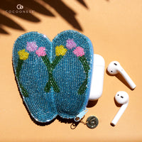 Beaded Coin Purse - Sandal