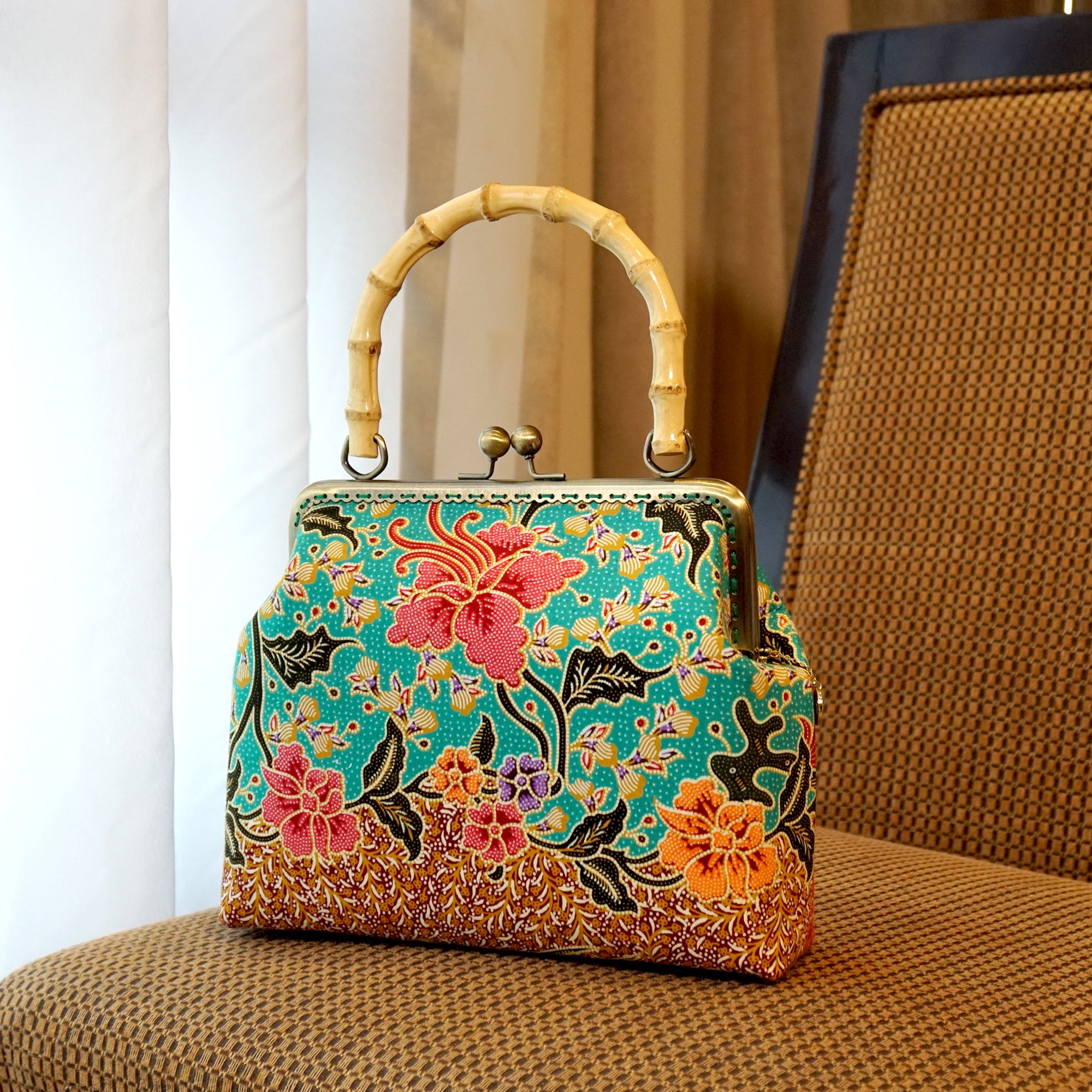 Bamboo top handle 2025 bag