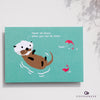 Postcards - Otters
