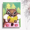 Postcards - Squirrel only loves cookies