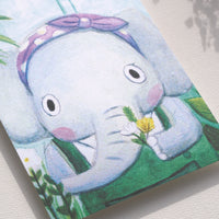 Postcards - "Elephant" Flower Artist