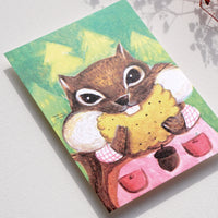 Postcards - Squirrel only loves cookies
