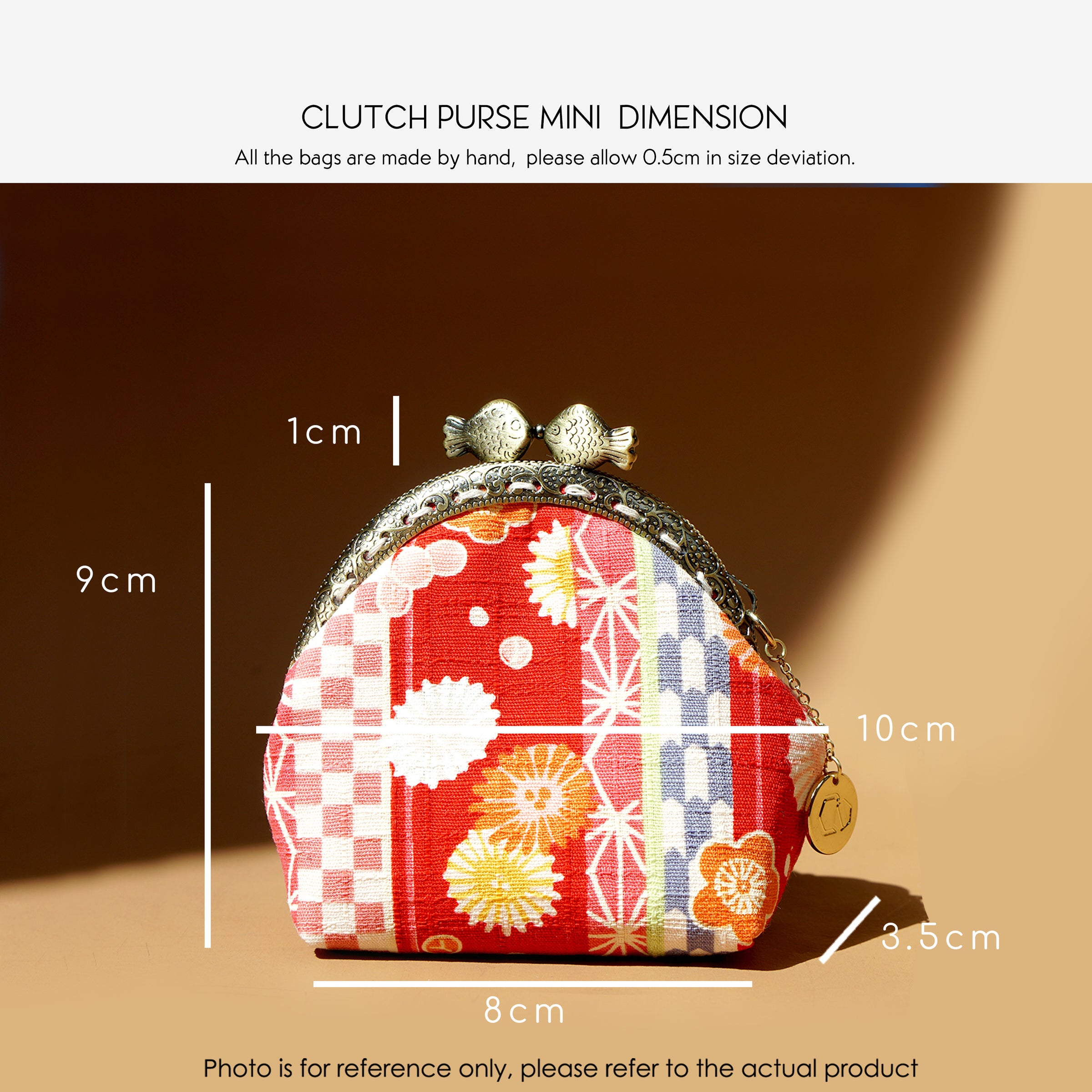 Clutch Purse Mini - Kanagawa